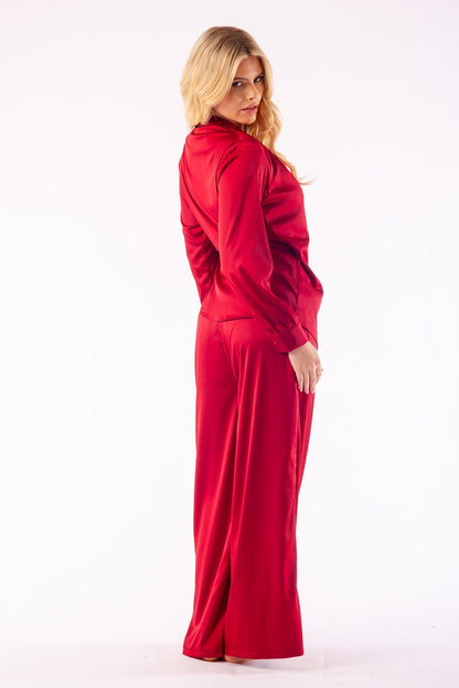 Donna D’Oro Luxury Satin Pyjama Set - ROOSHKA Women&