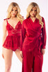 Skirted Bodysuit & Satin PJ Set - ROOSHKA Women&